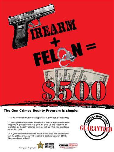 Firearm plus Felon equals Five Hundred